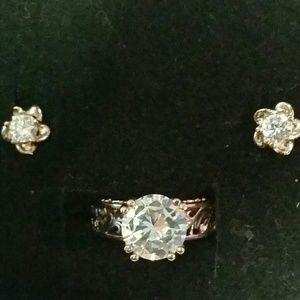 Ring and earrings set $100